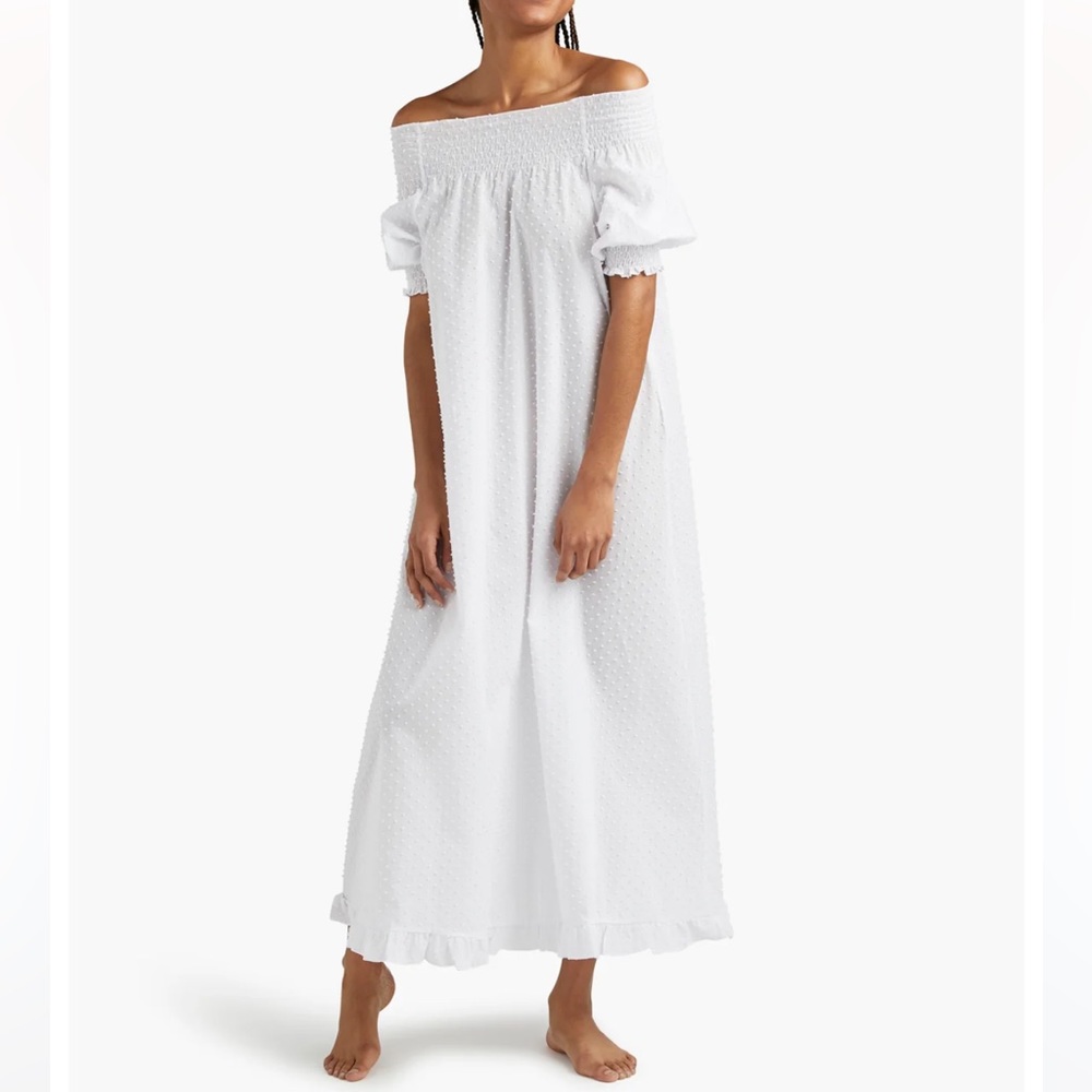Hill House Caroline nap dress in Swiss dot